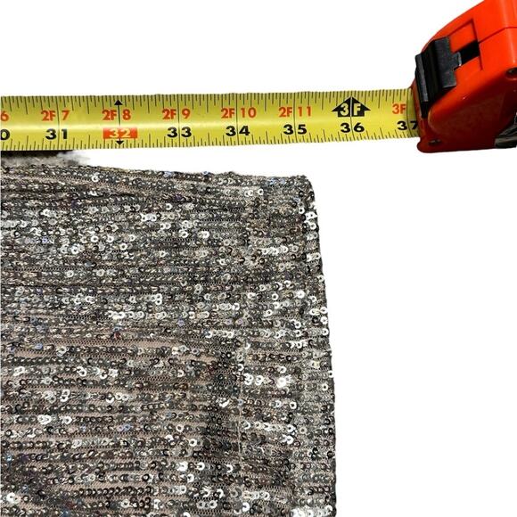 Lulus Gold Sequin Strapless Midi Dress Size Small NWT - Picture 5 of 8